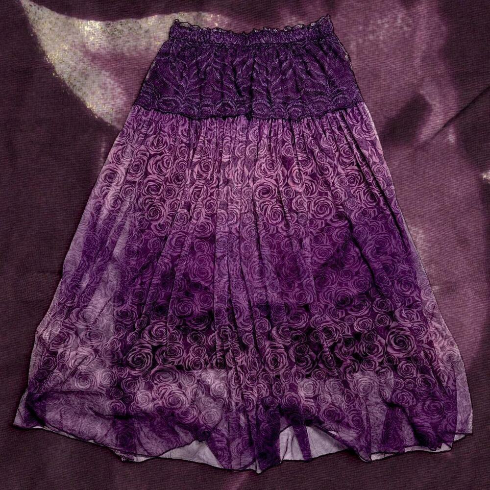 Purple paisley fairy grunge